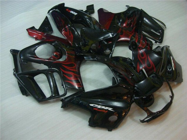 Purchase 1995-1998 Black Red Flame Honda CBR600 F3 Motorcyle Fairings Canada Purchase 1995-1998 Black Red Flame Honda CBR600 F3 Motorcyle Fairings Canada