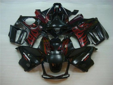 Purchase 1995-1998 Black Red Flame Honda CBR600 F3 Motorcyle Fairings Canada
