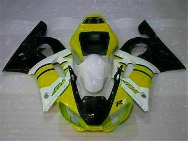 Purchase 1998-2002 Yellow White Yamaha YZF R6 Motorcycle Fairings Kits Canada