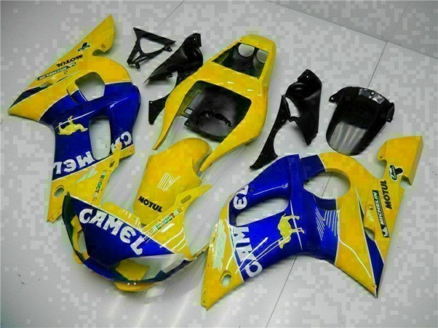 Purchase 1998-2002 Yellow Blue Yamaha YZF R6 Moto Fairings Canada Purchase 1998-2002 Yellow Blue Yamaha YZF R6 Moto Fairings Canada