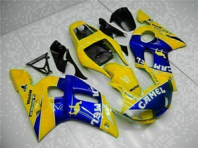 Purchase 1998-2002 Yellow Blue Yamaha YZF R6 Moto Fairings Canada Purchase 1998-2002 Yellow Blue Yamaha YZF R6 Moto Fairings Canada