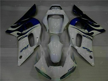 Purchase 1998-2002 White Blue Yamaha YZF R6 Bike Fairings Canada