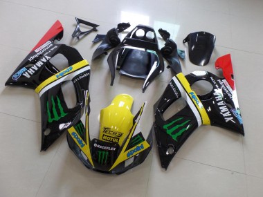 Purchase 1998-2002 Black Yellow Monster Yamaha YZF R6 Bike Fairings Canada