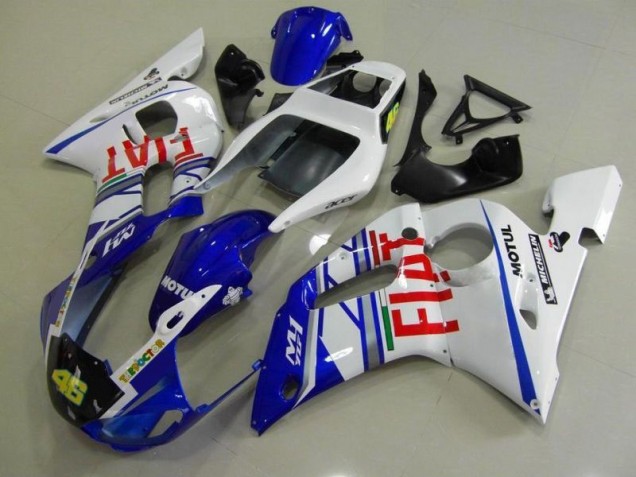 Purchase 1998-2002 Blue White Fiat Yamaha YZF R6 Motorcycle Fairings Kit Canada Purchase 1998-2002 Blue White Fiat Yamaha YZF R6 Motorcycle Fairings Kit Canada