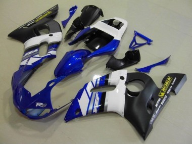 Purchase 1998-2002 Blue White and Black Yamaha YZF R6 Motorcylce Fairings Canada