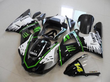 Purchase 2000-2001 Black White Green Monster Yamaha YZF R1 Bike Fairings Canada