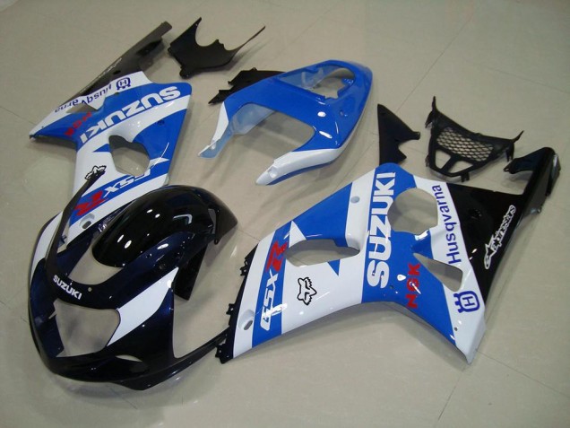 Purchase 2000-2002 Blakc Blue White Suzuki GSXR 1000 Motorcycle Replacement Fairings Canada Purchase 2000-2002 Blakc Blue White Suzuki GSXR 1000 Motorcycle Replacement Fairings Canada
