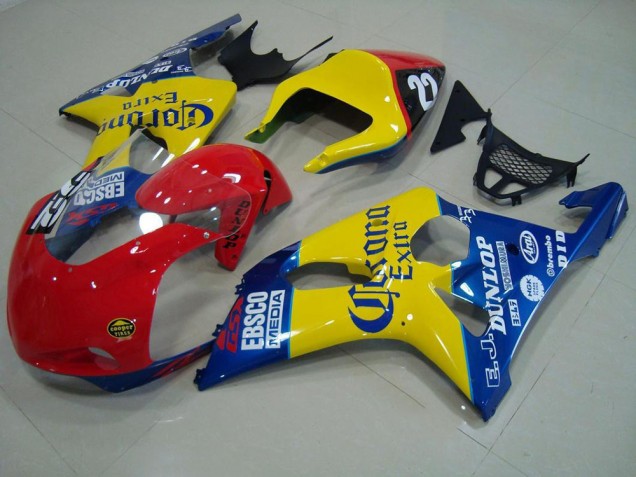 Purchase 2000-2002 Red Yellow Blue Corona Race Suzuki GSXR 1000 Motorbike Fairings Canada Purchase 2000-2002 Red Yellow Blue Corona Race Suzuki GSXR 1000 Motorbike Fairings Canada