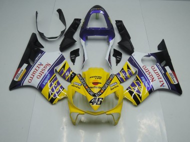 Purchase 2001-2003 Yellow White Nastro Azzurro Honda CBR600 F4i Motorbike Fairing Canada