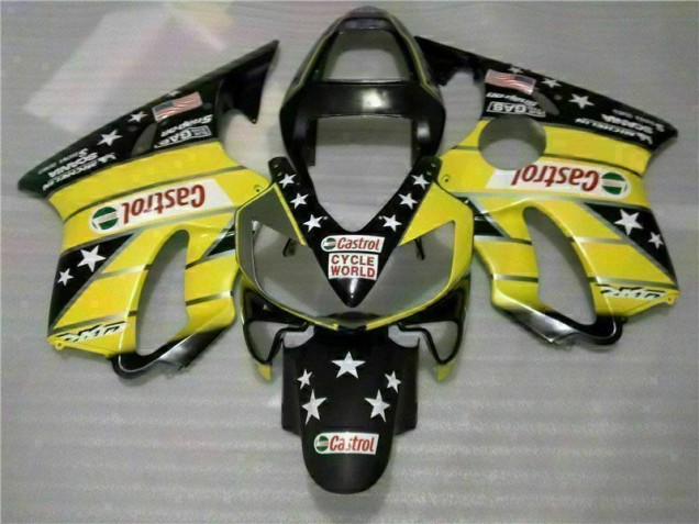 Purchase 2001-2003 Yellow Black Castrol Cycle World Honda CBR600 F4i Motorcycle Bodywork Canada Purchase 2001-2003 Yellow Black Castrol Cycle World Honda CBR600 F4i Motorcycle Bodywork Canada