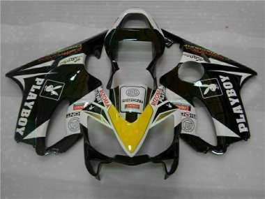Purchase 2001-2003 Yellow Silver Black Playboy Honda CBR600 F4i Motorcycle Fairing Kit Canada