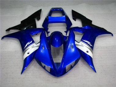Purchase 2002-2003 Blue White Yamaha YZF R1 Motorcycle Fairing Kits Canada