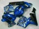 Purchase 2003-2004 Blue with Silver Flame Honda CBR600RR Motorbike Fairing Canada