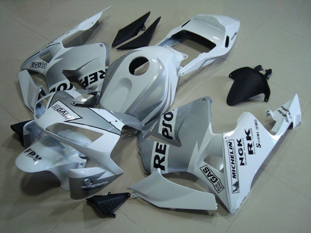 Purchase 2003-2004 Repsol White Silver Honda CBR600RR Motorcycle Fairings Kits Canada Purchase 2003-2004 Repsol White Silver Honda CBR600RR Motorcycle Fairings Kits Canada
