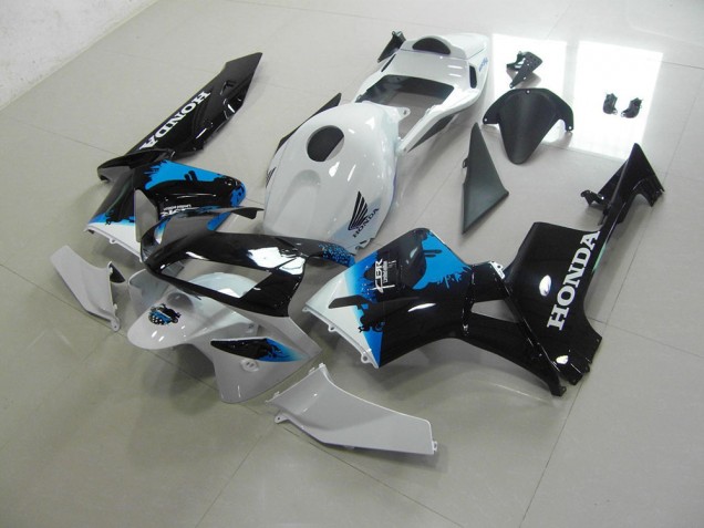 Purchase 2003-2004 White Black Blue Honda CBR600RR Motorcycle Fairings Kit Canada Purchase 2003-2004 White Black Blue Honda CBR600RR Motorcycle Fairings Kit Canada