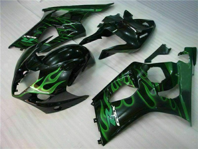 Purchase 2003-2004 Green Black Suzuki GSXR 1000 Motorbike Fairing Canada Purchase 2003-2004 Green Black Suzuki GSXR 1000 Motorbike Fairing Canada
