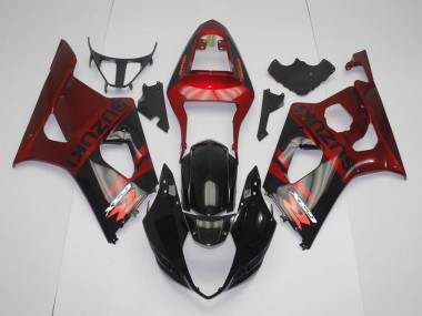 Purchase 2003-2004 Black Red Suzuki GSXR 1000 Replacement Motorcycle Fairings Canada