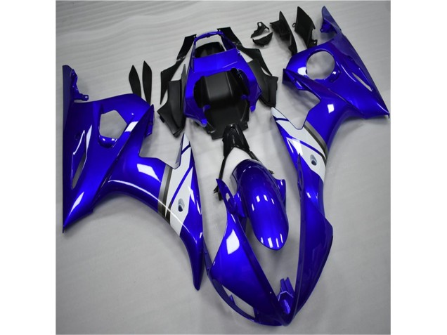 Purchase 2003-2005 Blue White Yamaha YZF R6 Bike Fairings Canada