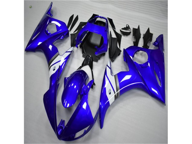 Purchase 2003-2005 Blue White Yamaha YZF R6 Bike Fairings Canada