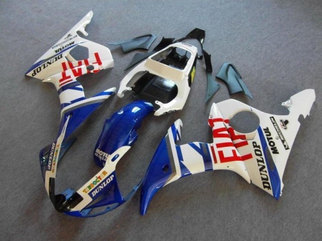 Purchase 2003-2005 Blue White Fiat Yamaha YZF R6 Motor Bike Fairings Canada Purchase 2003-2005 Blue White Fiat Yamaha YZF R6 Motor Bike Fairings Canada