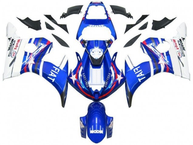 Purchase 2003-2005 Blue Star Fiat Yamaha YZF R6 Motorcycle Fairing Canada Purchase 2003-2005 Blue Star Fiat Yamaha YZF R6 Motorcycle Fairing Canada