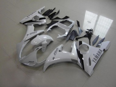 Purchase 2003-2005 Yamaha YZF R6 Motorcycle Fairings MF3887 - White And Grey Decals Canada