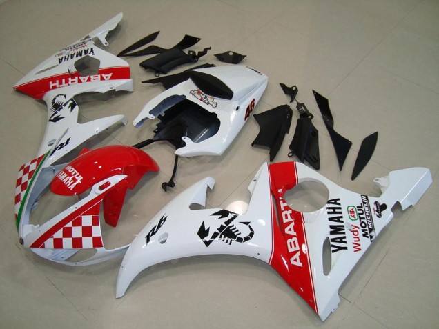 Purchase 2003-2005 Red White Yamaha YZF R6 Motorcyle Fairings Canada Purchase 2003-2005 Red White Yamaha YZF R6 Motorcyle Fairings Canada