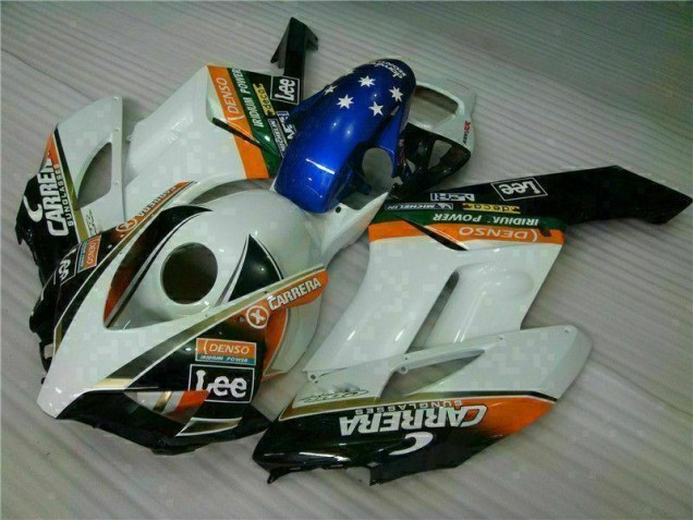 Purchase 2004-2005 White Blue Honda CBR1000RR Replacement Fairings Canada Purchase 2004-2005 White Blue Honda CBR1000RR Replacement Fairings Canada