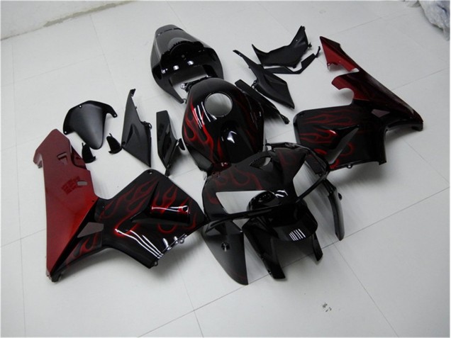 Purchase 2005-2006 Red Flame Black Honda CBR600RR Bike Fairings Canada Purchase 2005-2006 Red Flame Black Honda CBR600RR Bike Fairings Canada