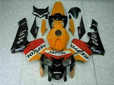 Purchase 2005-2006 Orange Black Repsol Honda CBR600RR Motorbike Fairing Canada