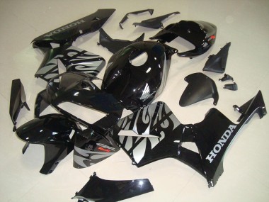 Purchase 2005-2006 Black White Flame Honda CBR600RR Bike Fairing Canada