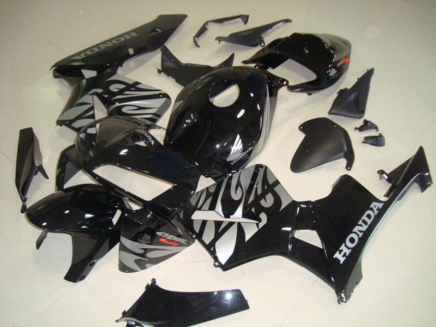 Purchase 2005-2006 Black White Flame Honda CBR600RR Bike Fairing Canada Purchase 2005-2006 Black White Flame Honda CBR600RR Bike Fairing Canada