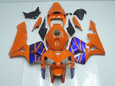 Purchase 2005-2006 Orange Blue Honda CBR600RR Motorcycle Fairings Kit Canada