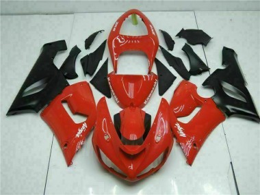 Purchase 2005-2006 Red Kawasaki ZX6R Bike Fairing Kit Canada