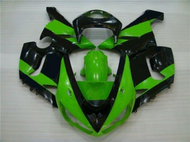 Purchase 2005-2006 Green Black Kawasaki ZX6R Motorbike Fairing Canada