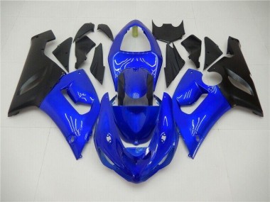 Purchase 2005-2006 Blue Kawasaki ZX6R Bike Fairings Canada