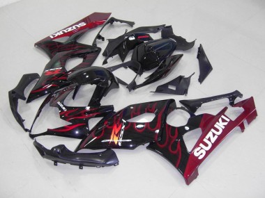 Purchase 2005-2006 Red Flame Suzuki GSXR 1000 Motorcycle Fairings Canada