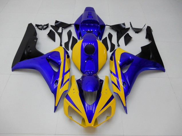 Purchase 2006-2007 Yellow Blue Honda CBR1000RR Replacement Motorcycle Fairings Canada Purchase 2006-2007 Yellow Blue Honda CBR1000RR Replacement Motorcycle Fairings Canada