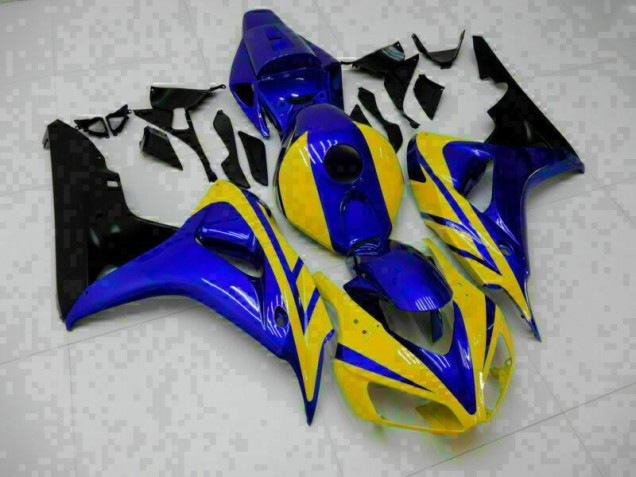 Purchase 2006-2007 Blue Yellow Honda CBR1000RR Motorcycle Replacement Fairings Canada Purchase 2006-2007 Blue Yellow Honda CBR1000RR Motorcycle Replacement Fairings Canada
