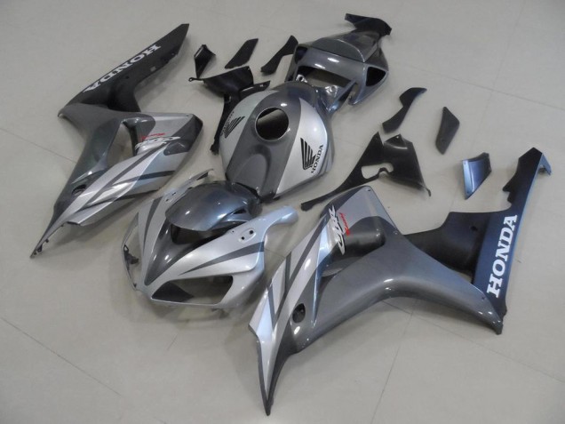 Purchase 2006-2007 Grey Silver and Matte Black Honda CBR1000RR Motor Fairings Canada Purchase 2006-2007 Grey Silver and Matte Black Honda CBR1000RR Motor Fairings Canada