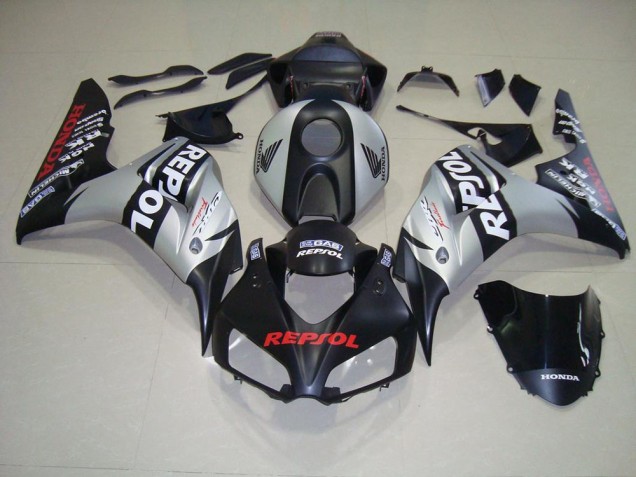 Purchase 2006-2007 Matte Black Silver Repsol Honda CBR1000RR Motorcycle Fairing Canada Purchase 2006-2007 Matte Black Silver Repsol Honda CBR1000RR Motorcycle Fairing Canada