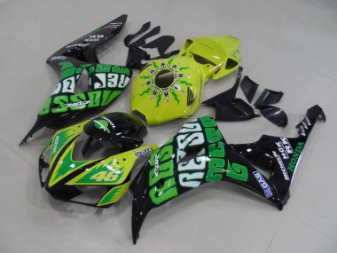 Purchase 2006-2007 Yellow Green Rossi Honda CBR1000RR Motor Fairings Canada