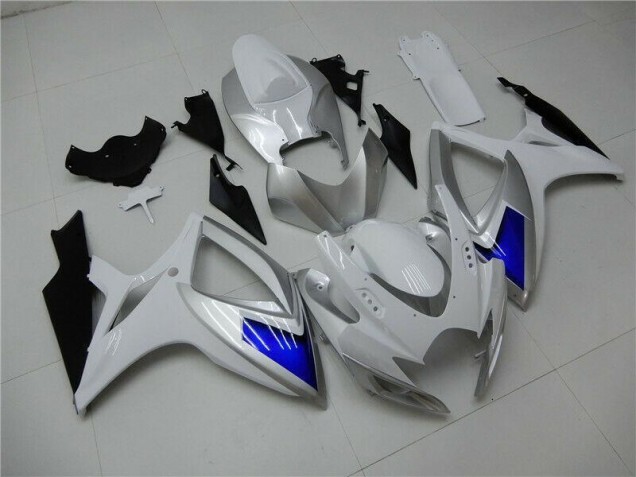 Purchase 2006-2007 White Blue Suzuki GSXR 600/750 Motorcylce Fairings Canada Purchase 2006-2007 White Blue Suzuki GSXR 600/750 Motorcylce Fairings Canada