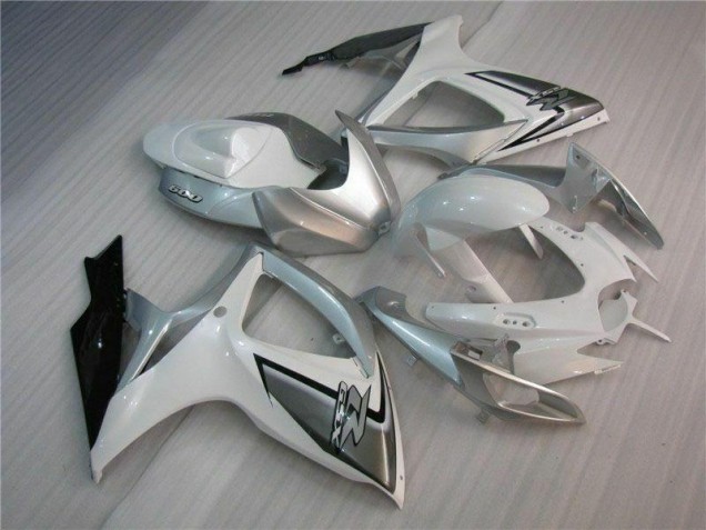 Purchase 2006-2007 White Silver Suzuki GSXR 600/750 Motorcycle Fairing Canada Purchase 2006-2007 White Silver Suzuki GSXR 600/750 Motorcycle Fairing Canada