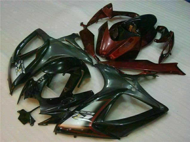 Purchase 2006-2007 Black Red Suzuki GSXR 600/750 Motorcycle Fairings Canada Purchase 2006-2007 Black Red Suzuki GSXR 600/750 Motorcycle Fairings Canada