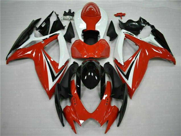 Purchase 2006-2007 Red White Suzuki GSXR 600/750 Motorcycle Fairings Kits Canada Purchase 2006-2007 Red White Suzuki GSXR 600/750 Motorcycle Fairings Kits Canada