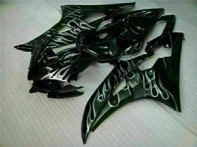 Purchase 2006-2007 Silver Flame Black Yamaha YZF R6 Motor Fairings Canada Purchase 2006-2007 Silver Flame Black Yamaha YZF R6 Motor Fairings Canada