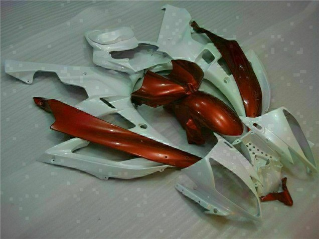Purchase 2006-2007 White Brown Yamaha YZF R6 Motorcylce Fairings Canada Purchase 2006-2007 White Brown Yamaha YZF R6 Motorcylce Fairings Canada