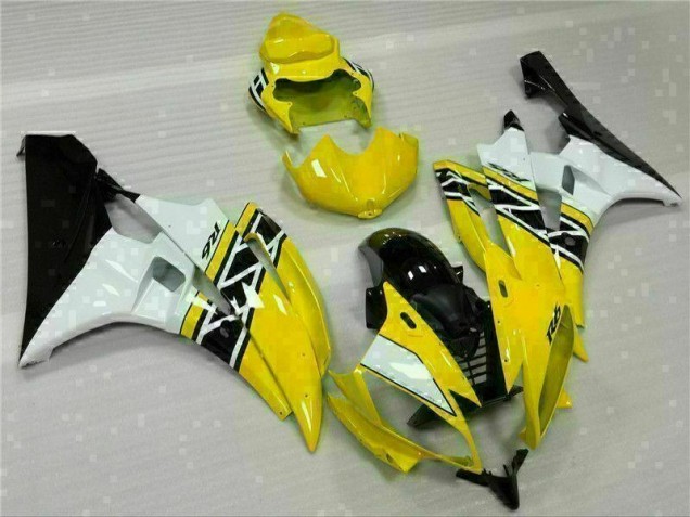 Purchase 2006-2007 Yellow White Black Yamaha YZF R6 Motorcylce Fairings Canada Purchase 2006-2007 Yellow White Black Yamaha YZF R6 Motorcylce Fairings Canada