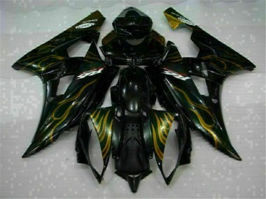 Purchase 2006-2007 Black Yamaha YZF R6 Bike Fairing Kit Canada